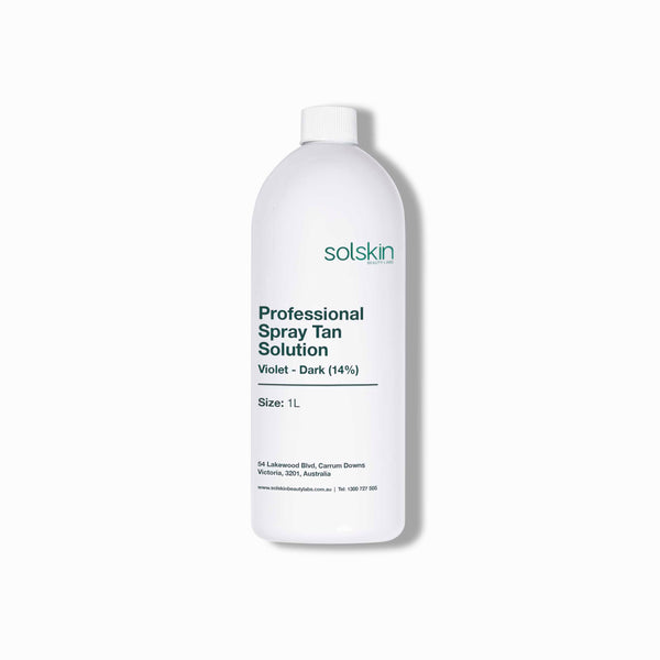 Professional Spray Tan Solution - Violet - Dark (14%)